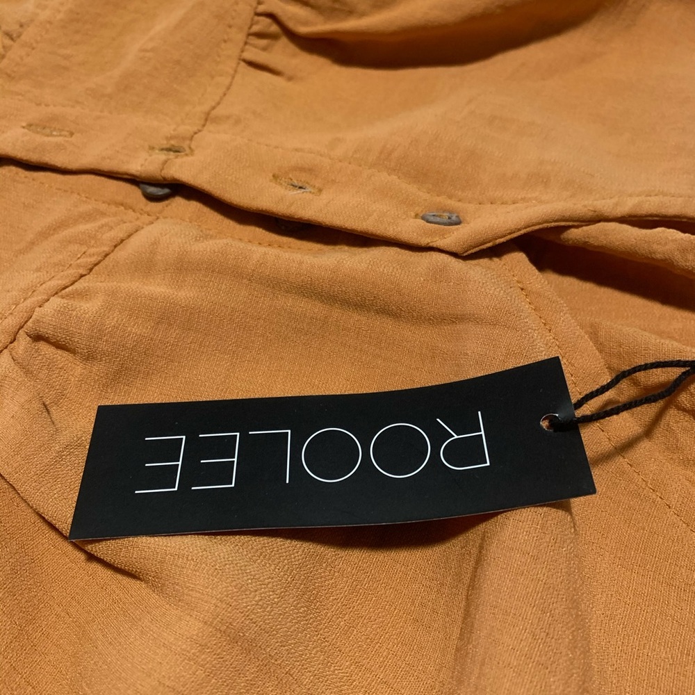 Roolee BNWT Marina Tie Dress in Honey